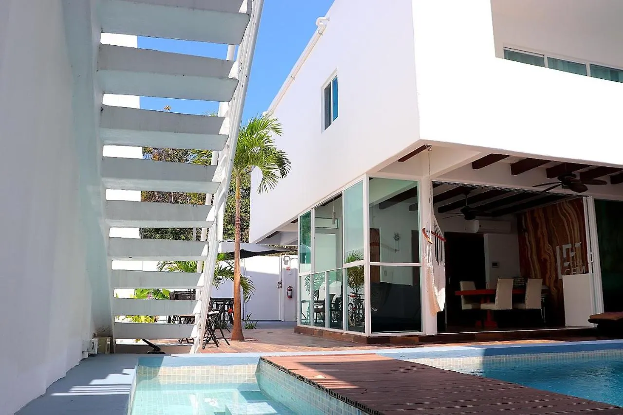 Casa Gem B&B Playa del Carmen Oda ve Kahvaltı